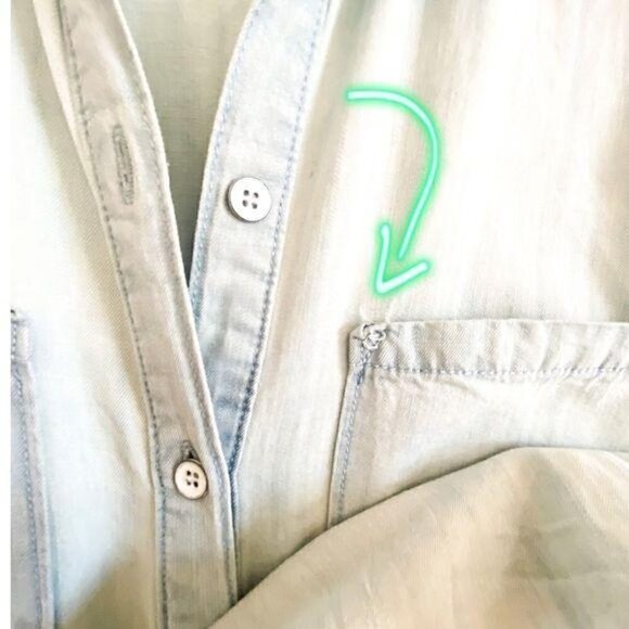 Velvet Heart Elodie Tie Waist Chambray Shirt Dress - Picture 10 of 13